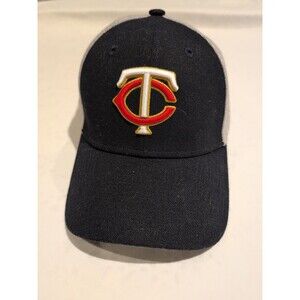 Blue And Gray Minnesota Twins Baseball Hat, New Era, 9fourty, Strap Back